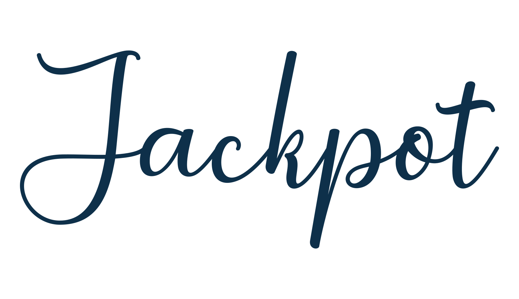 Jackpot (jackpot-2), script calligraphy fancy decorative font preview