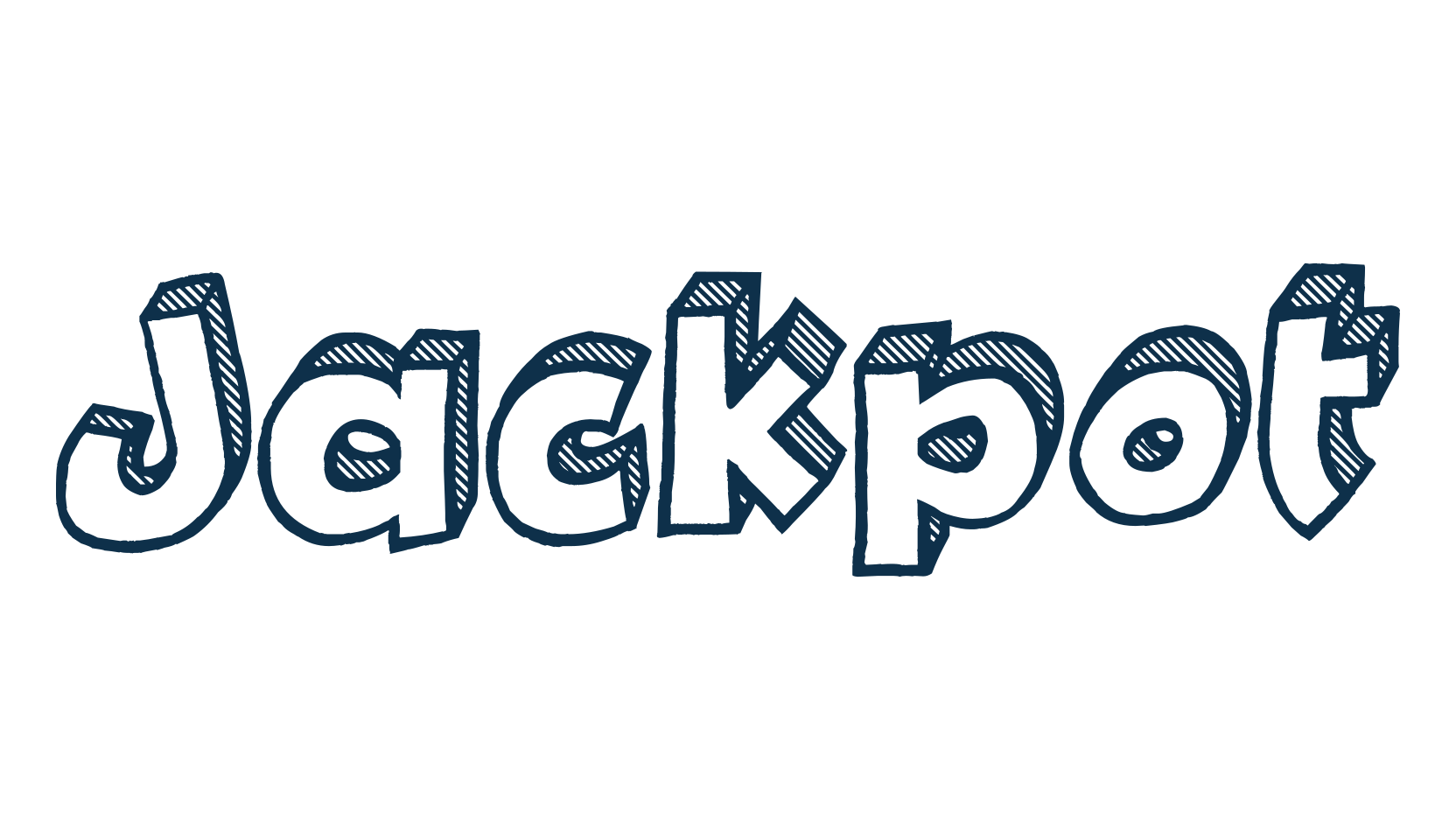 Jackpot, cartoon font preview