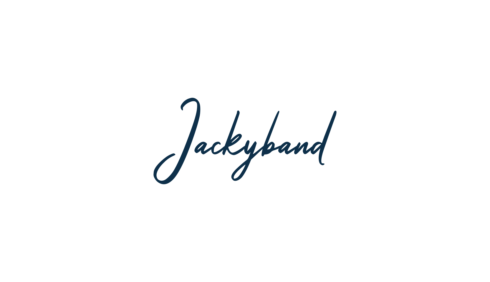 Jackyband, handwriting font preview