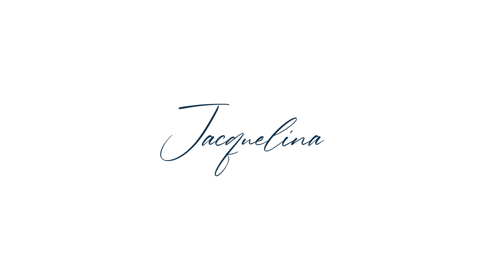 Jacquelina, script handwritten fancy decorative calligraphy font preview