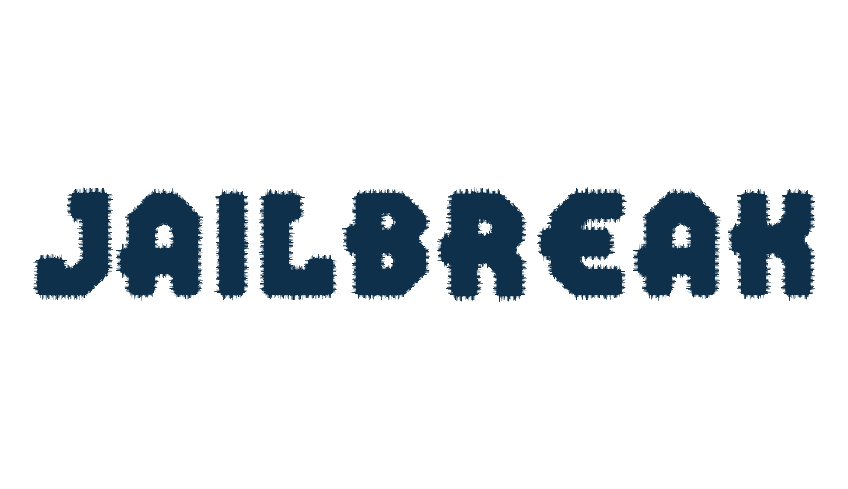 Jailbreak (jailbreak-2), fancy various techno sci-fi font preview
