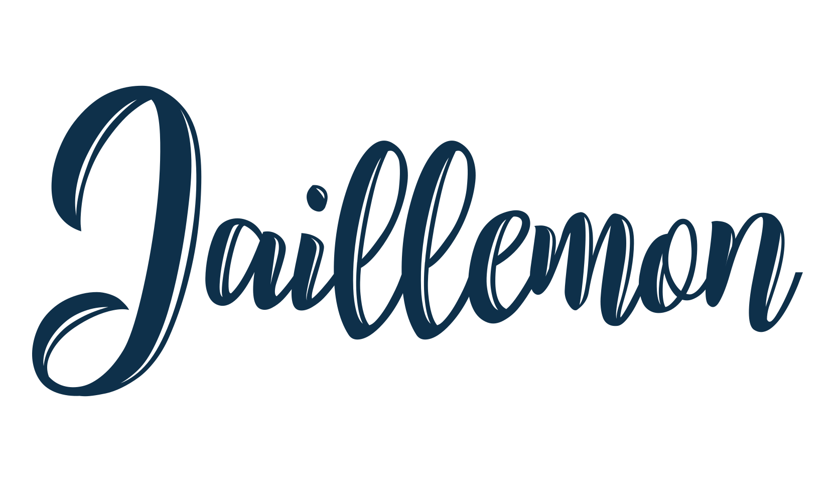 Jaillemon, fancy decorative font preview