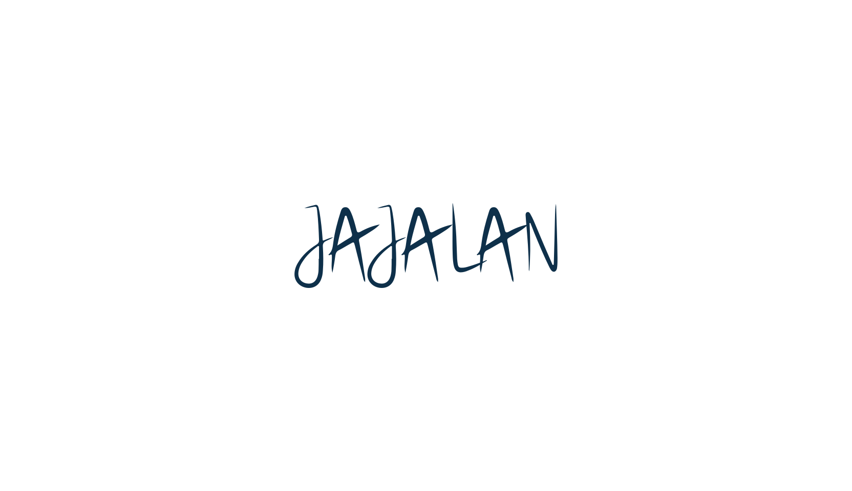 Jajalan, script handwritten fancy decorative calligraphy font preview