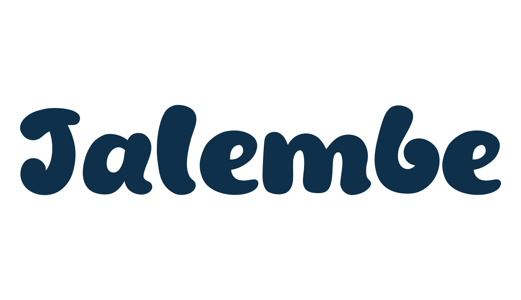 Jalembe, cartoon font preview