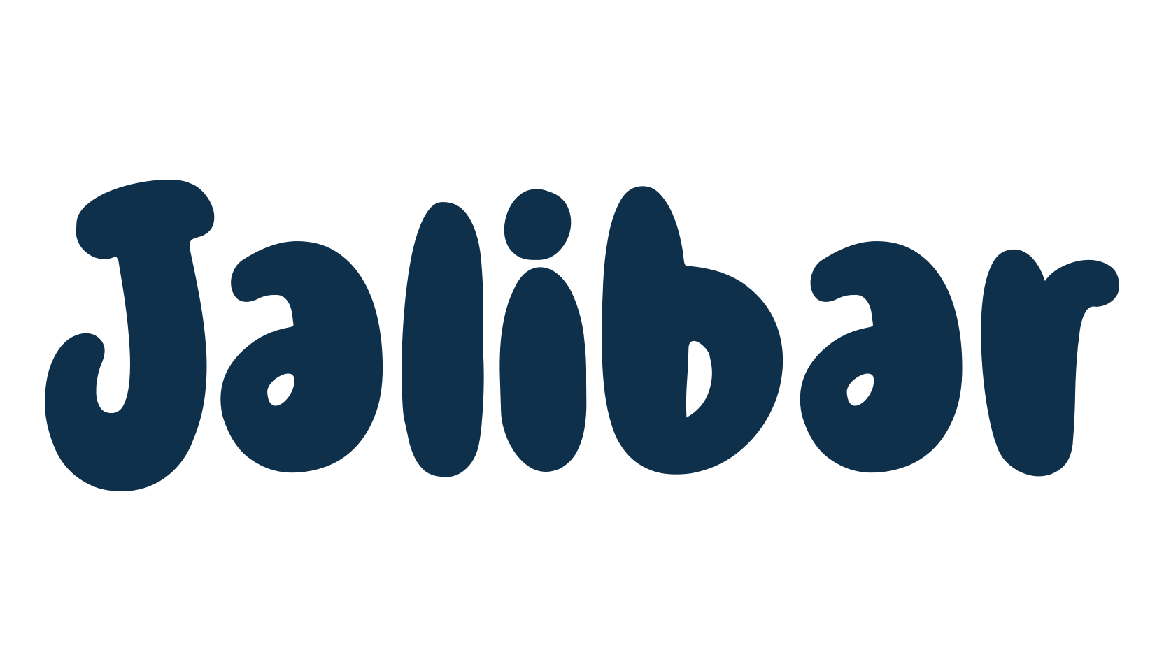 Jalibar, fancy cartoon decorative font preview
