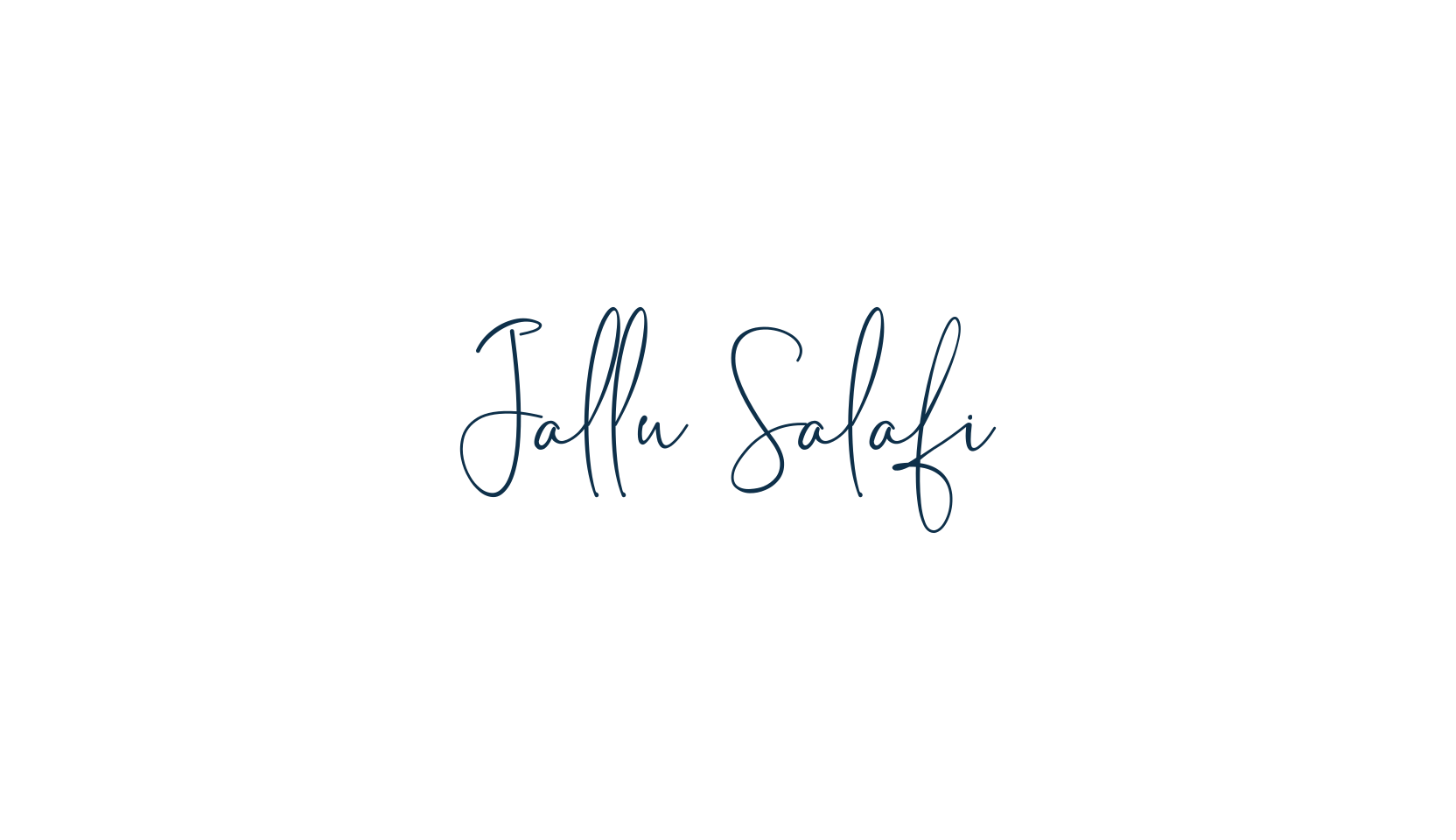 Jallu Salafi, script handwritten fancy decorative calligraphy font preview
