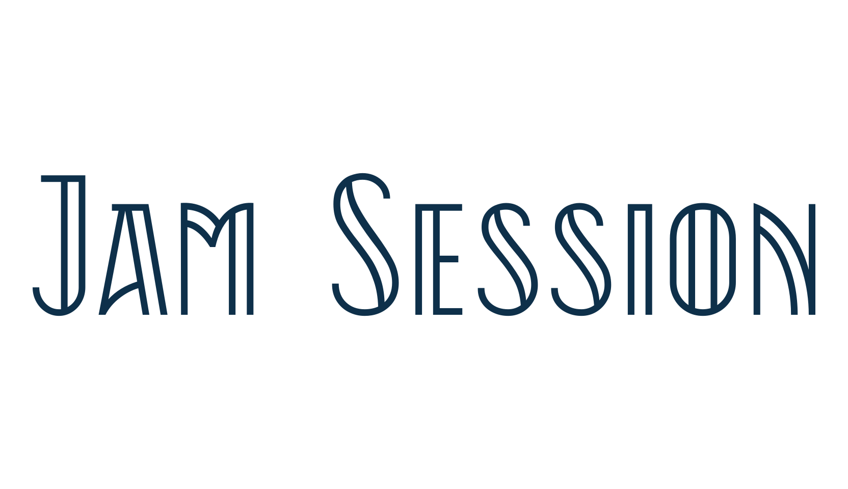 Jam Session, retro font preview