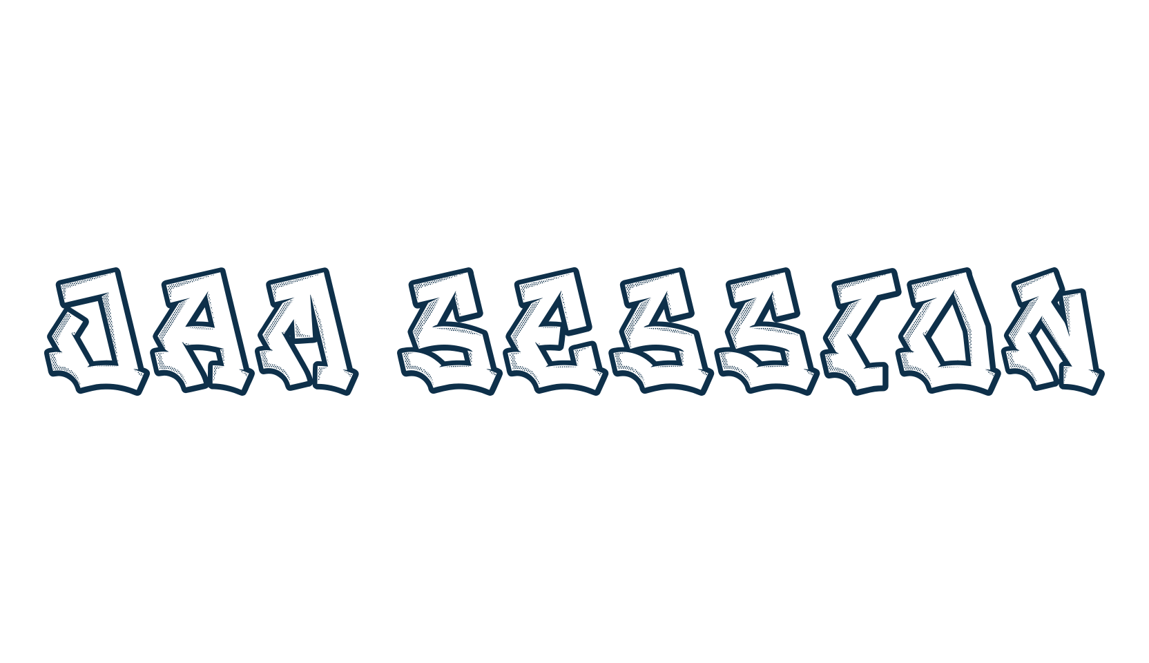Jam Session (jam-session), graffiti font preview