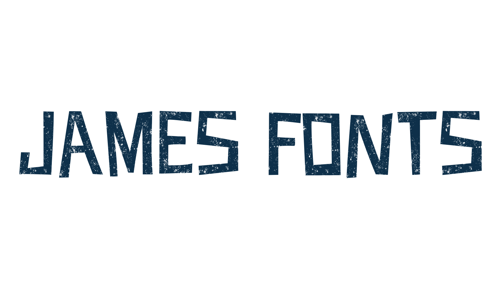James Fonts, fancy cartoon decorative font preview