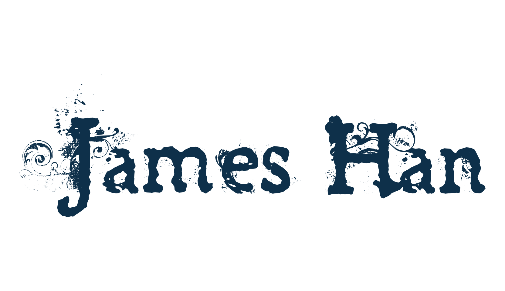 James Han, eroded font preview