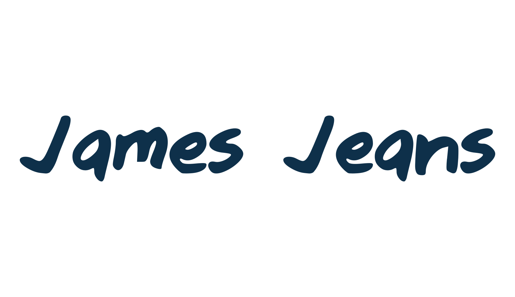 James Jeans, script handwritten fancy decorative calligraphy font preview