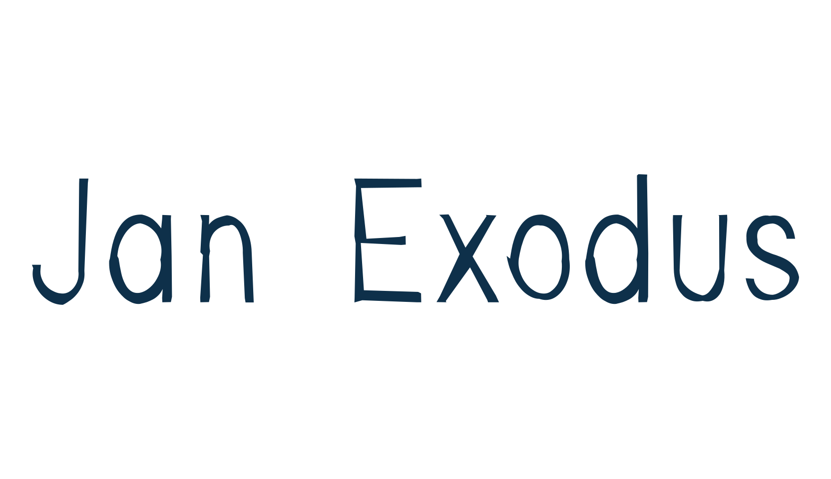 Jan Exodus, fancy various decorative font preview