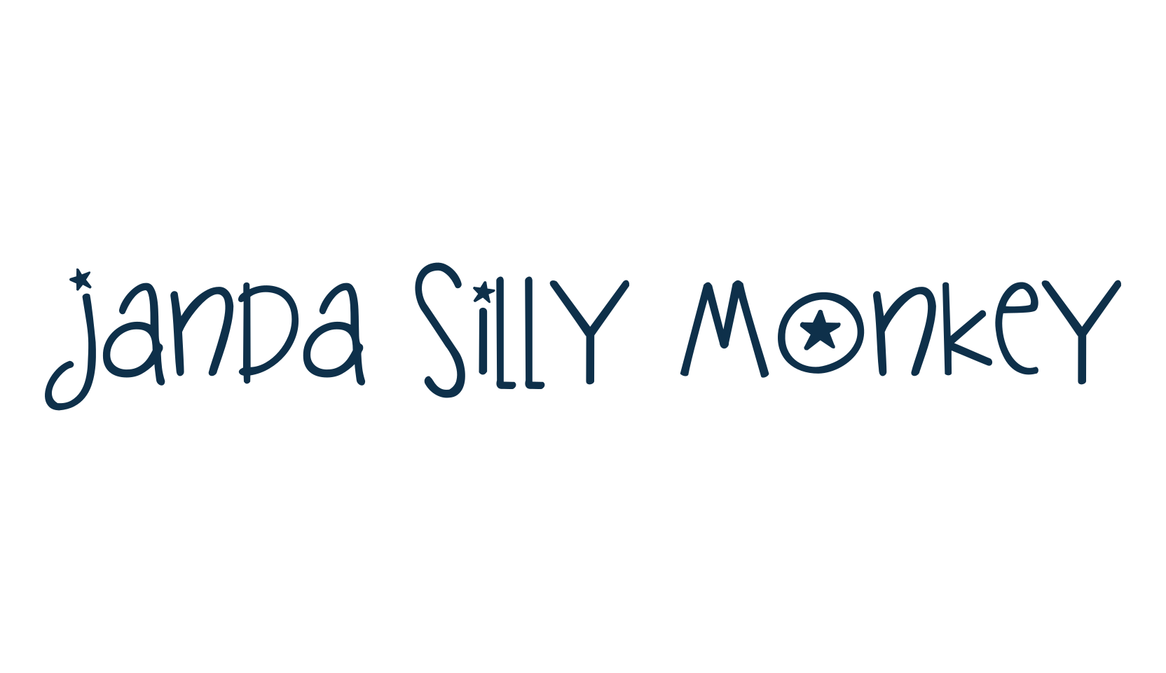 Janda Silly Monkey, various font preview