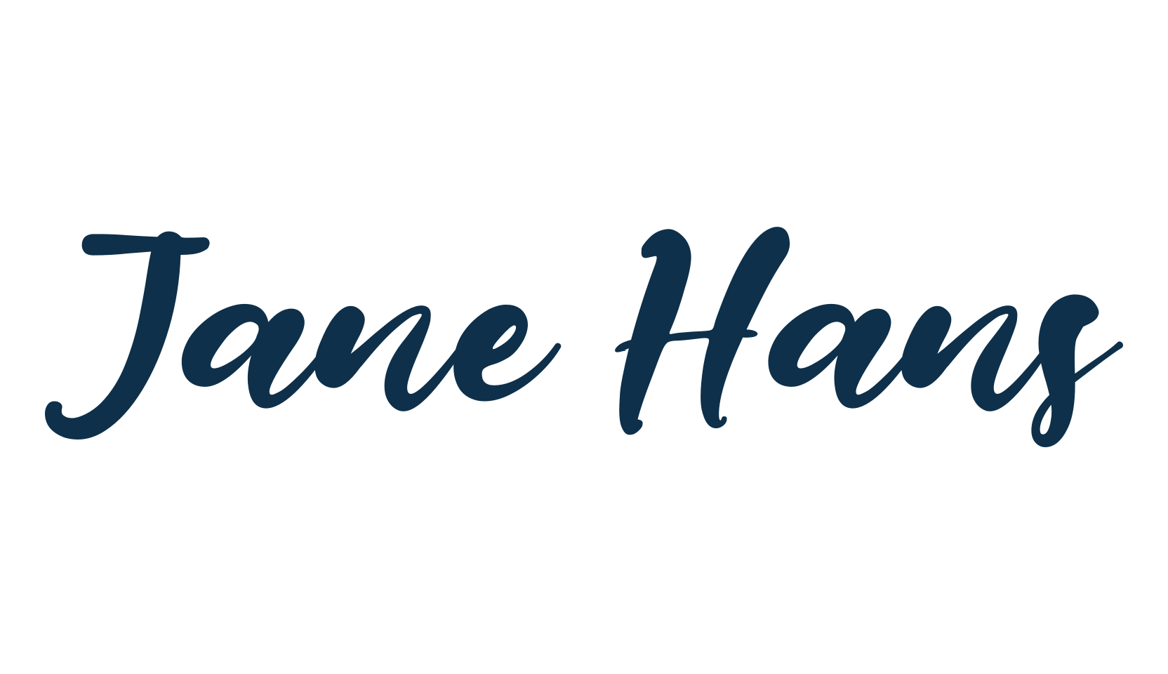 Jane Hans, various font preview