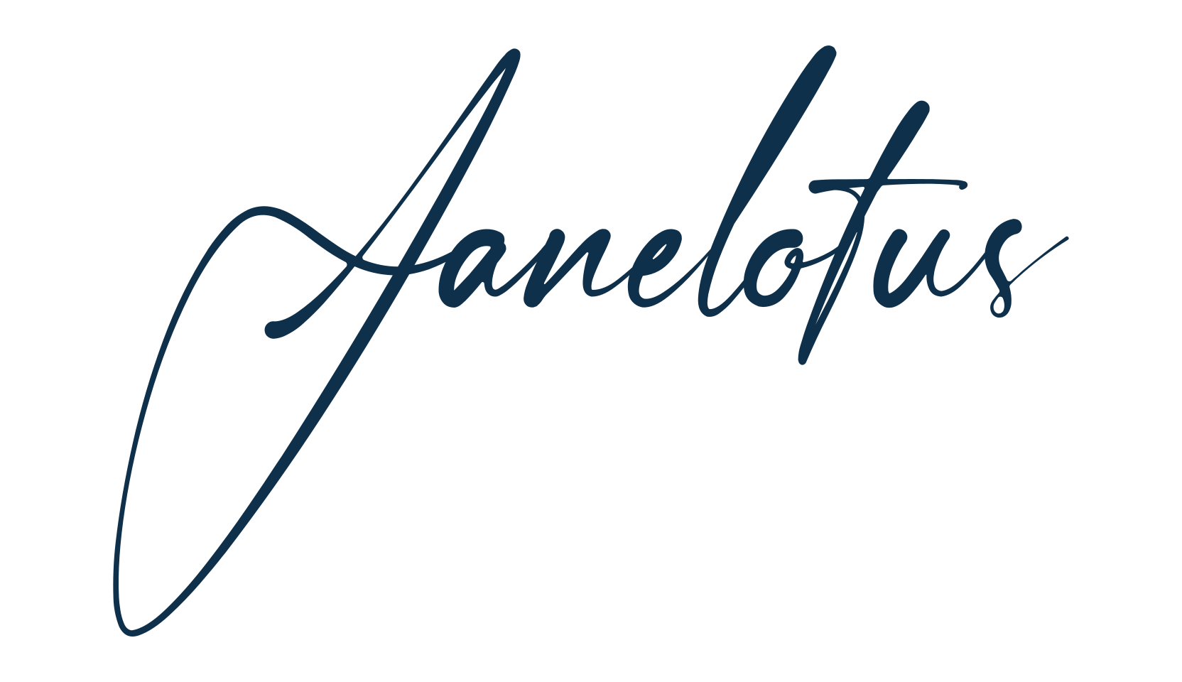 Janelotus, script handwritten fancy decorative calligraphy font preview