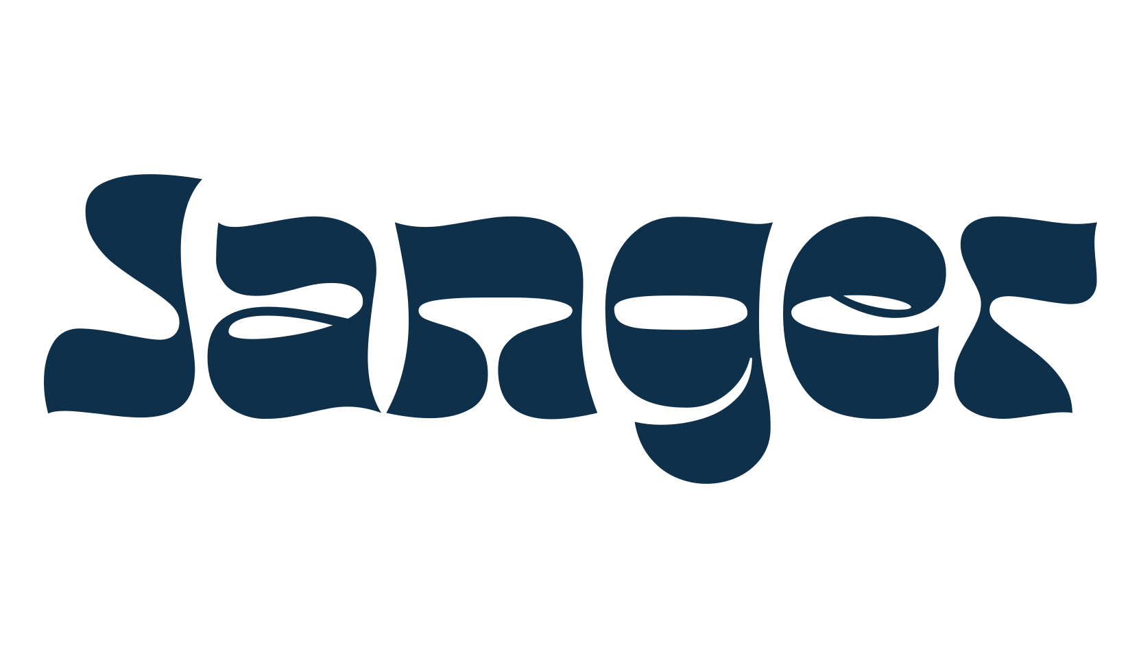 Janger, fancy groovy decorative font preview