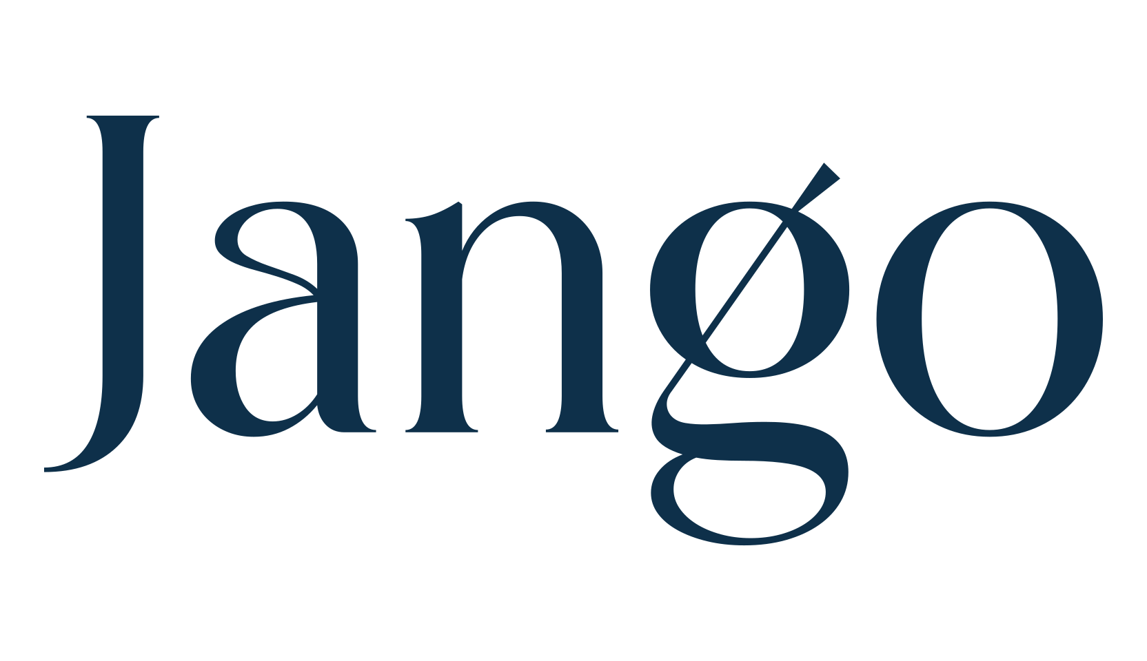 Jango, basic serif font preview