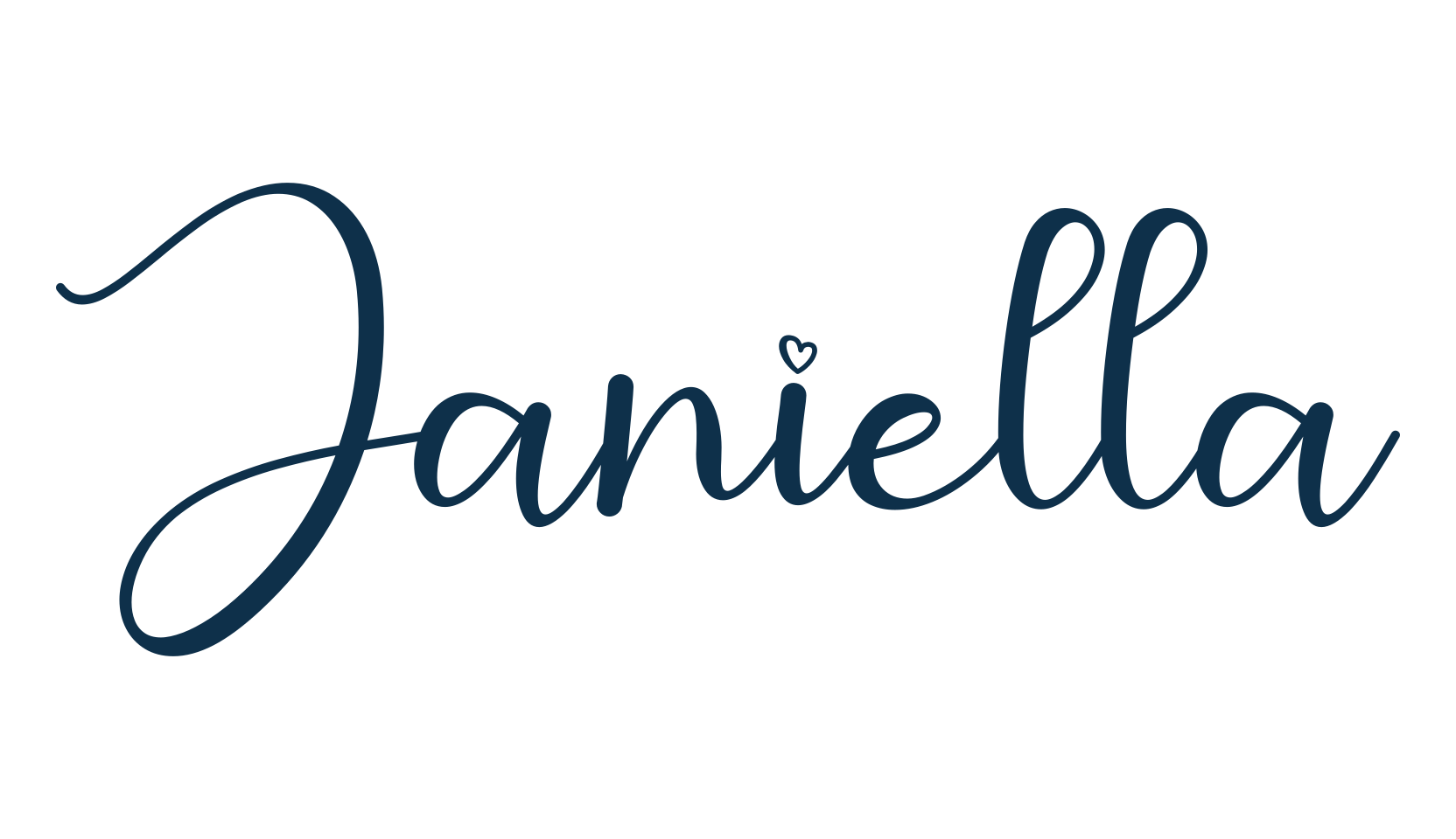Janiella, script calligraphy fancy decorative font preview