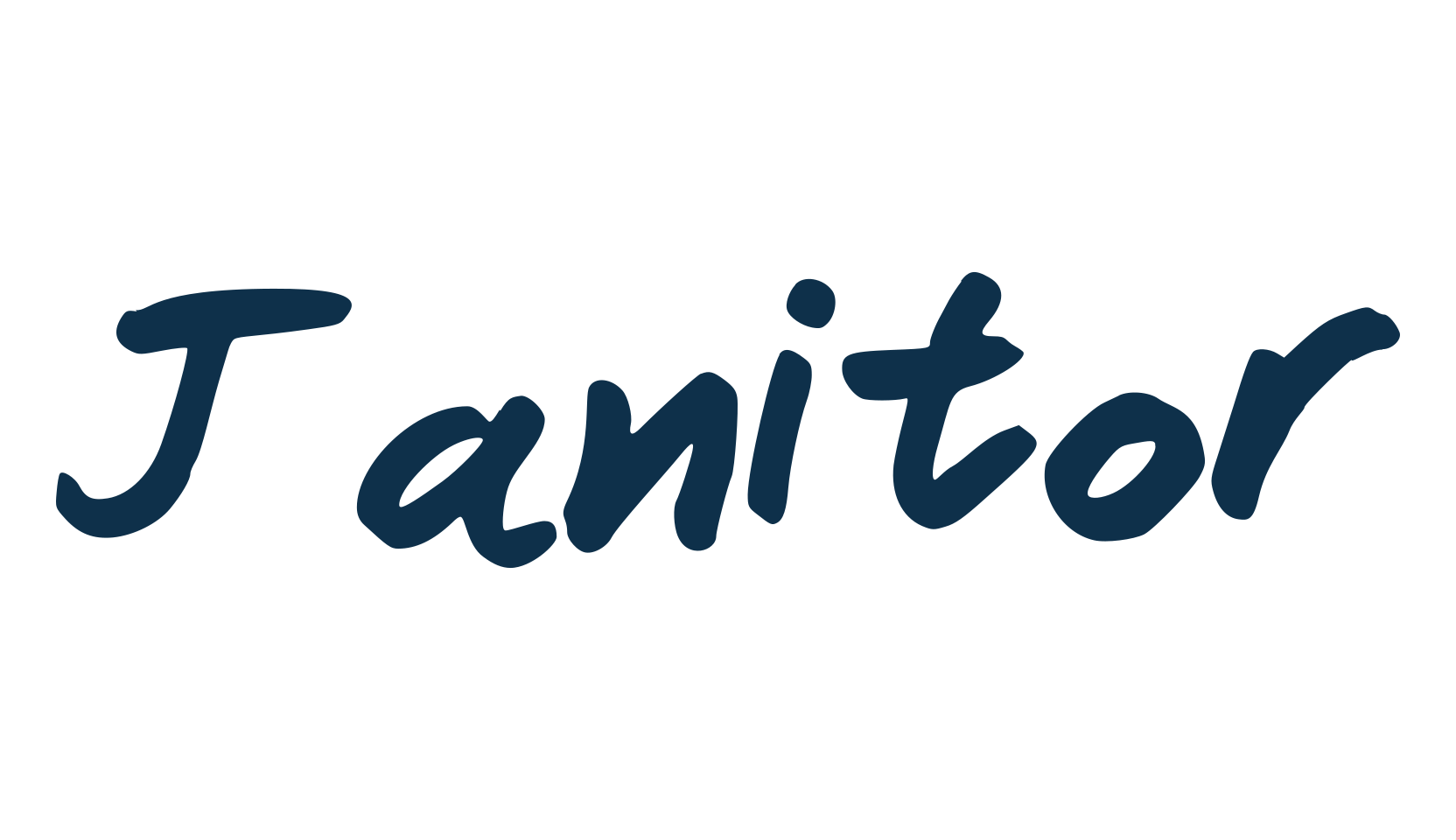 Janitor, handwriting font preview