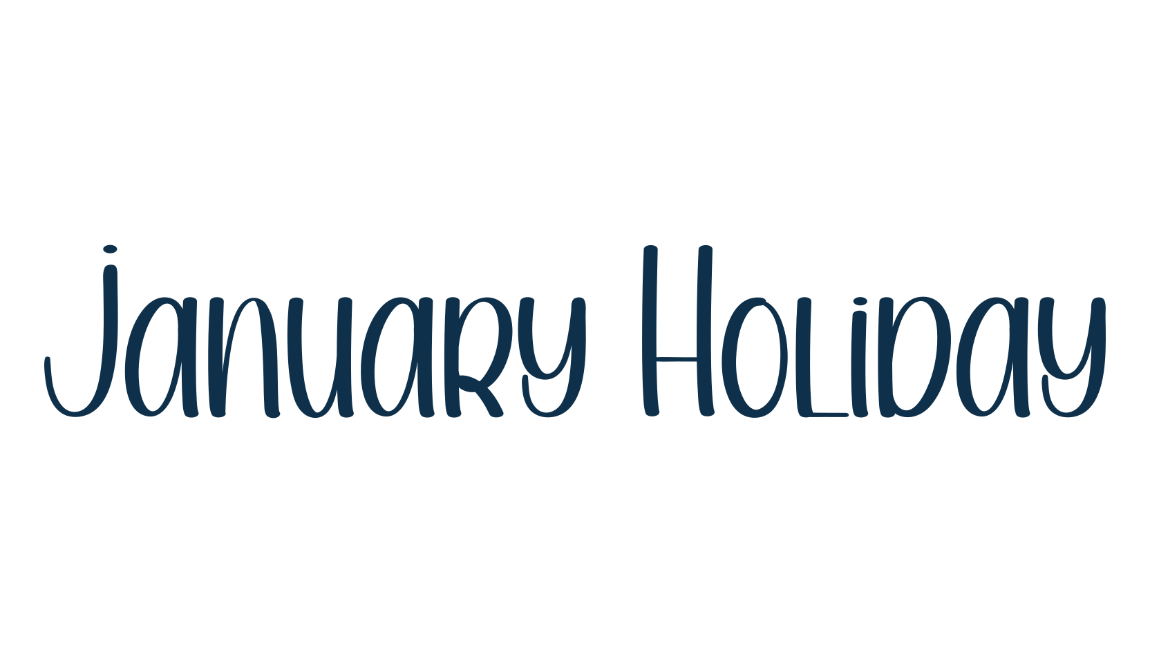 January Holiday (january-holiday-2), display market font preview