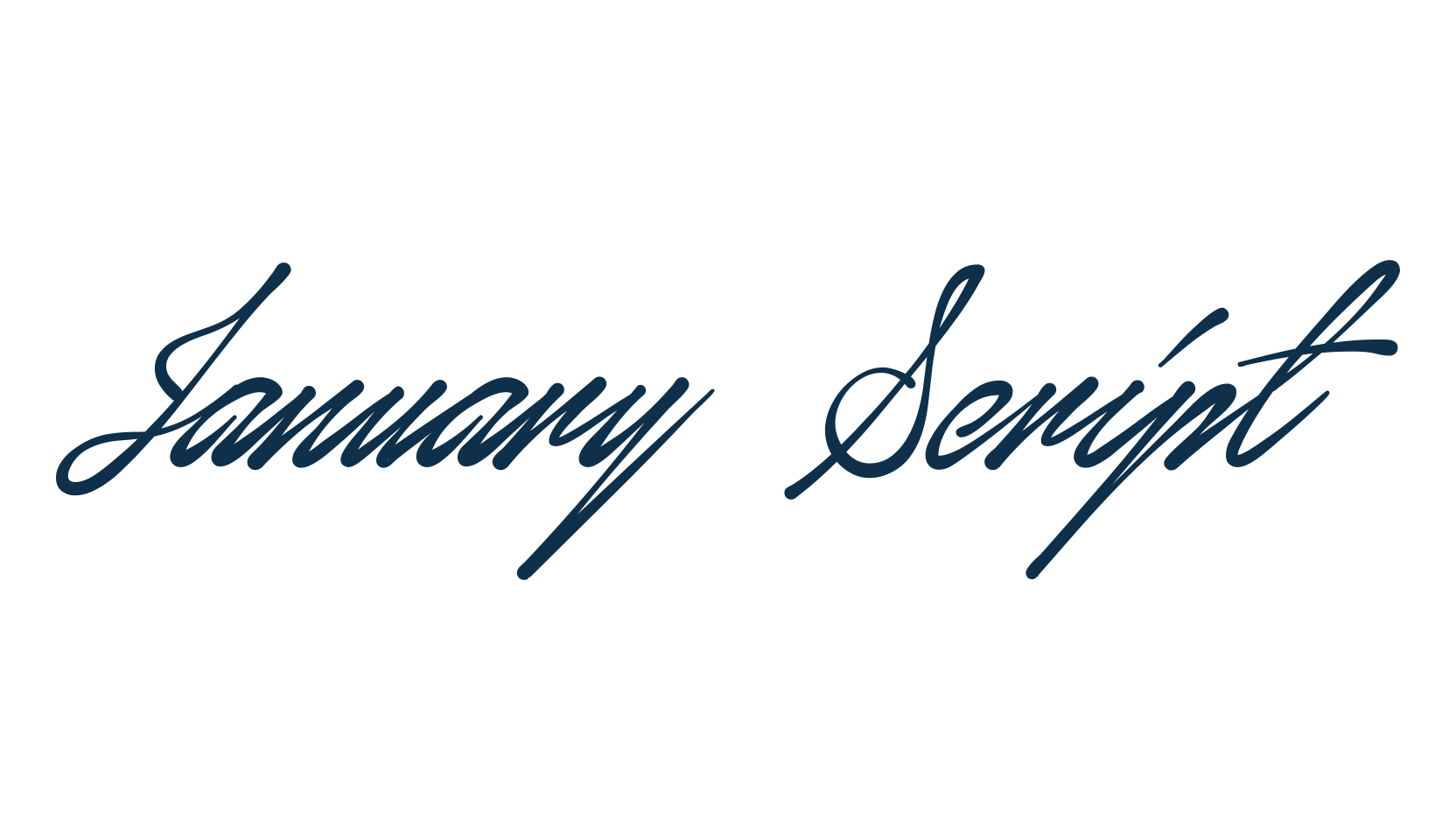 January Script, script calligraphy fancy decorative font preview