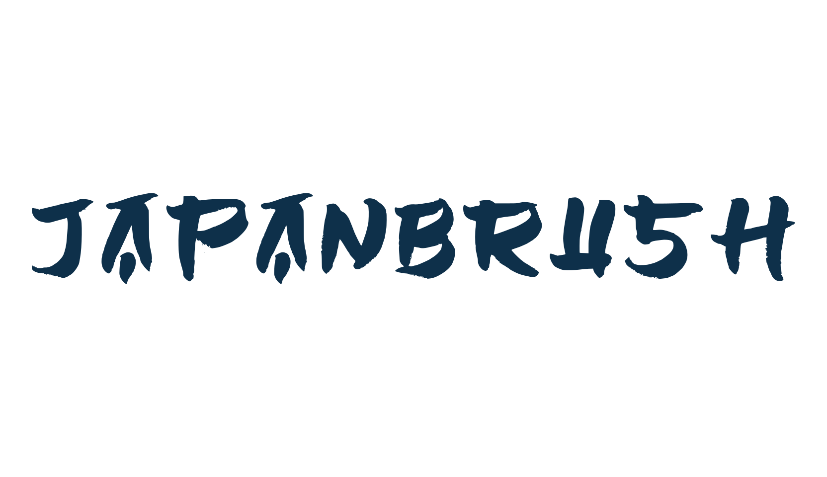 Japanbrush, chinese, jpn font preview