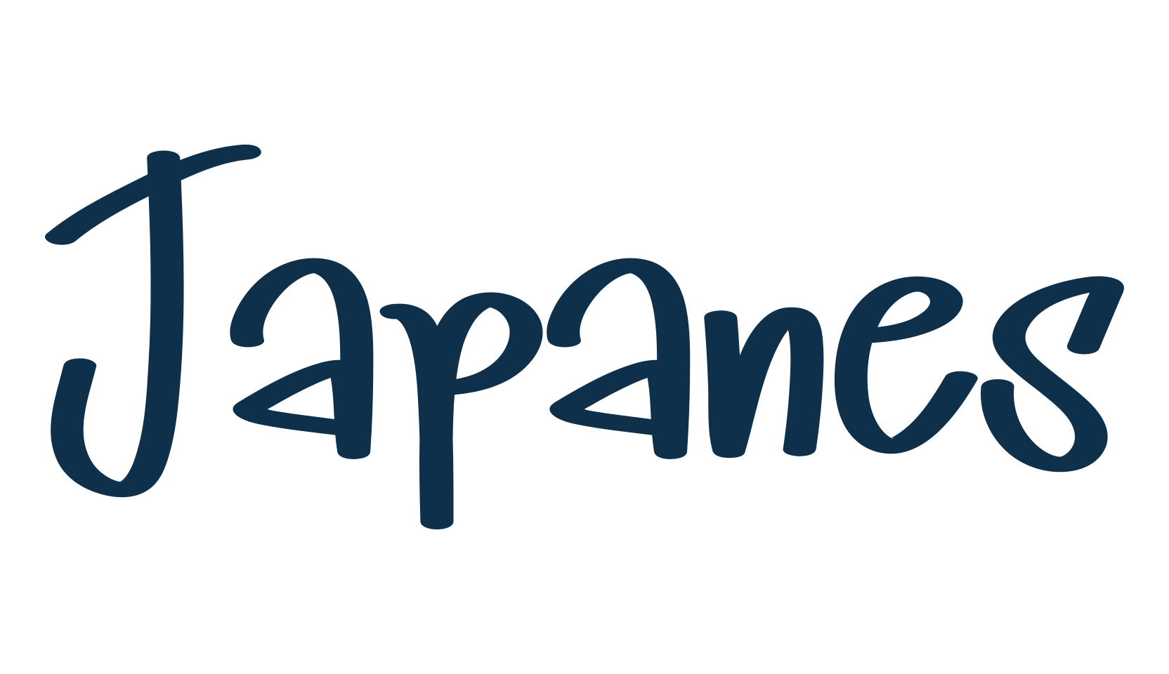 Japanes, script handwritten fancy decorative calligraphy font preview