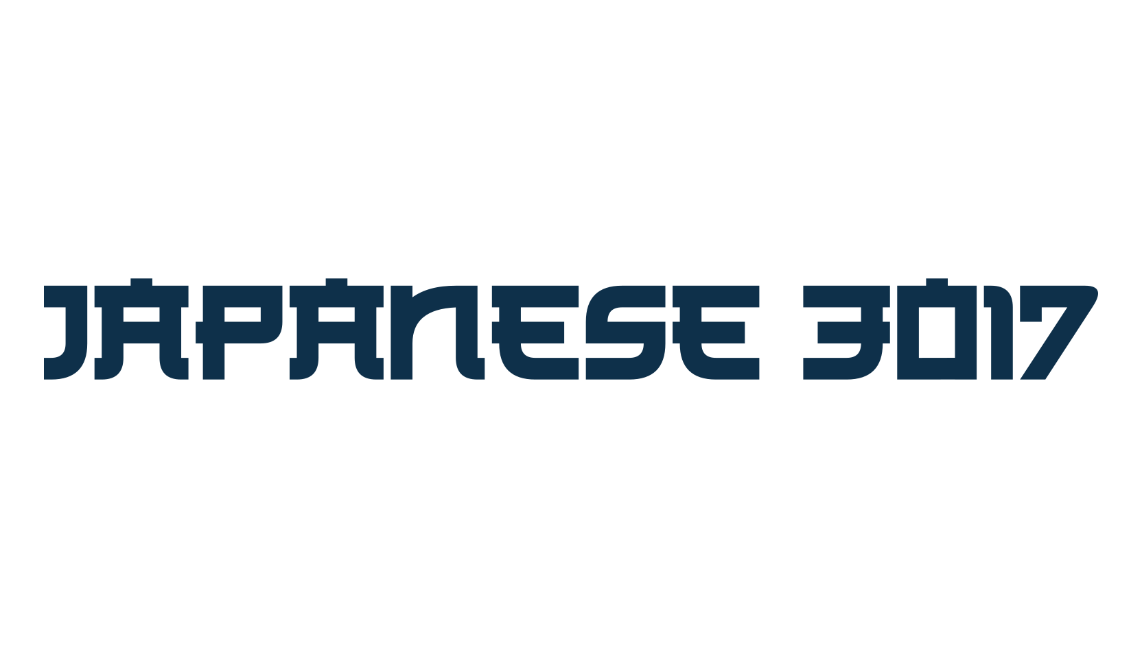 Japanese 3017, chinese, jpn font preview