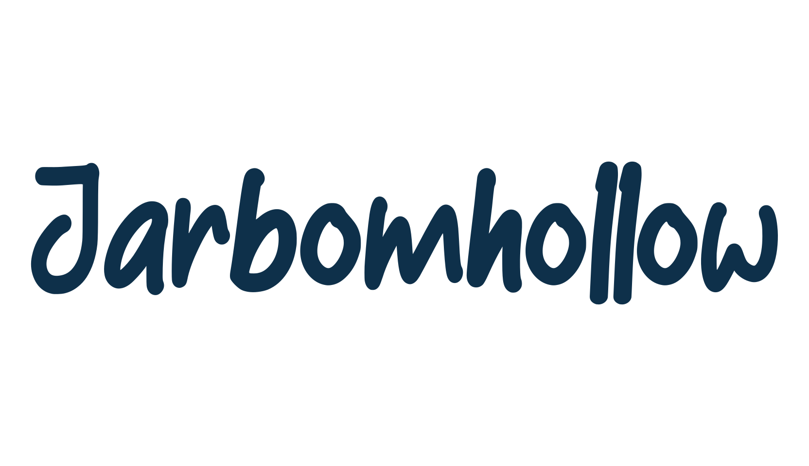 Jarbomhollow, fancy cartoon decorative comic font preview