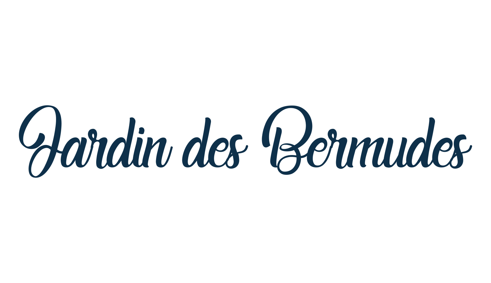 Jardin des Bermudes, various font preview