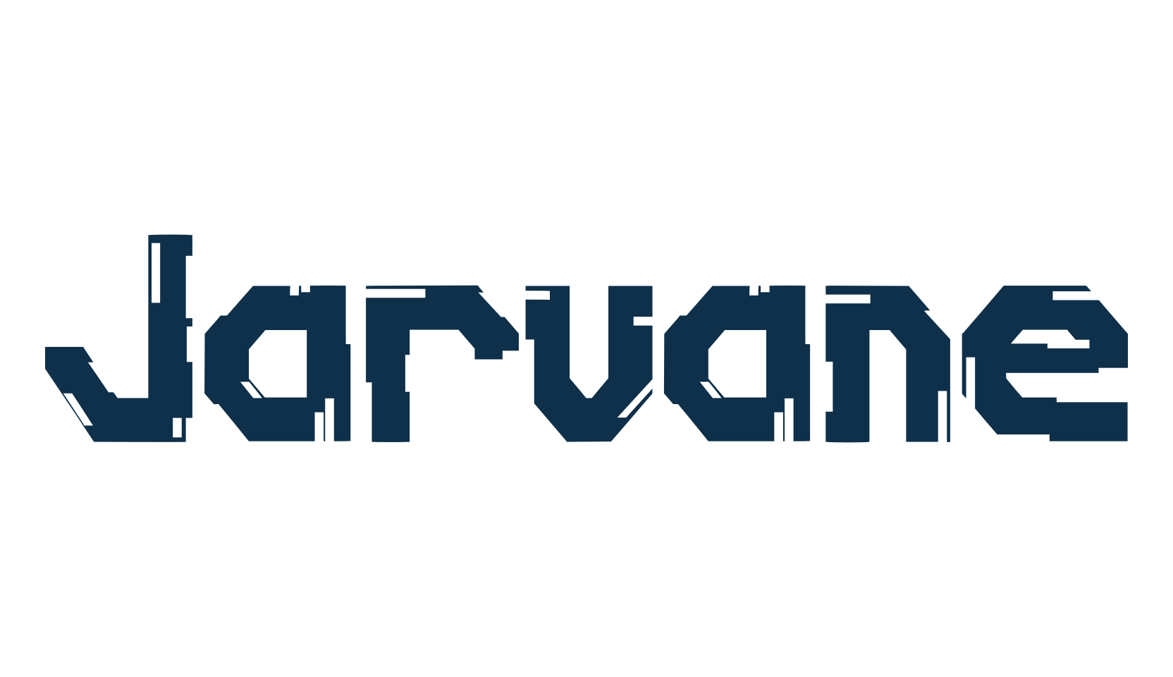Jarvane, sci-fi font preview