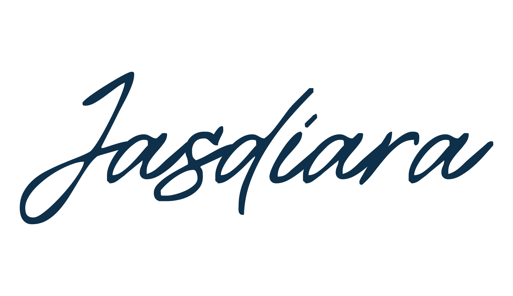 Jasdiara, handwriting font preview