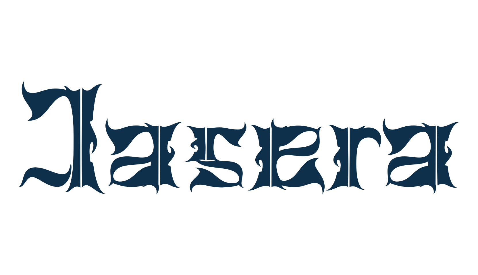 Jasera, various font preview