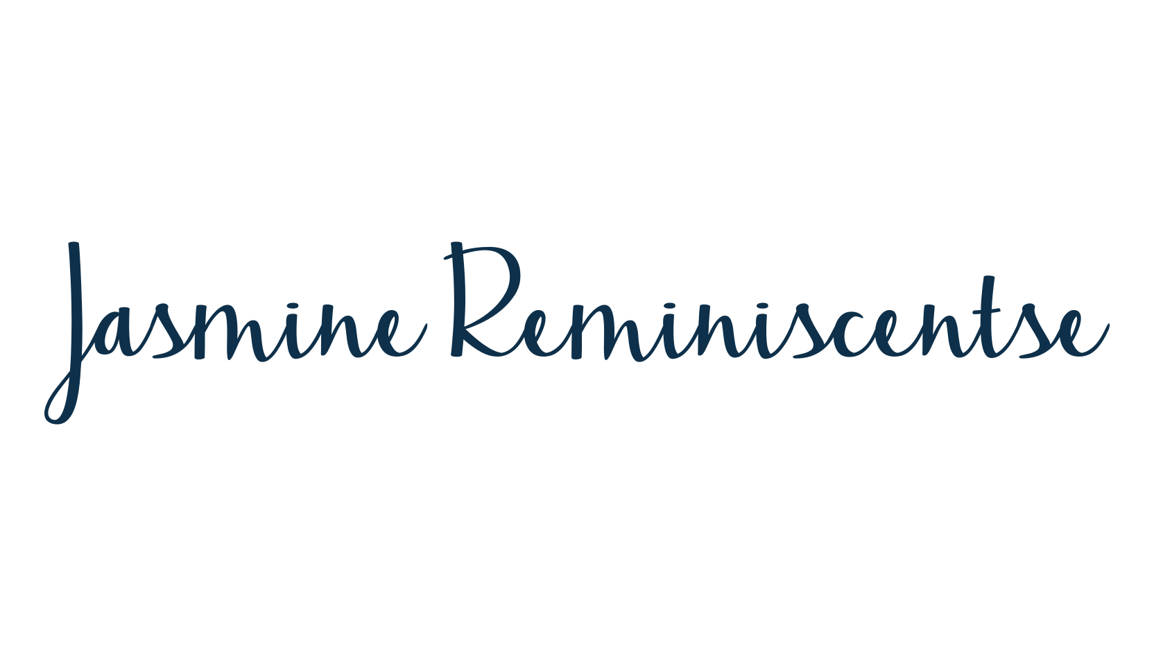 Jasmine Reminiscentse, various font preview
