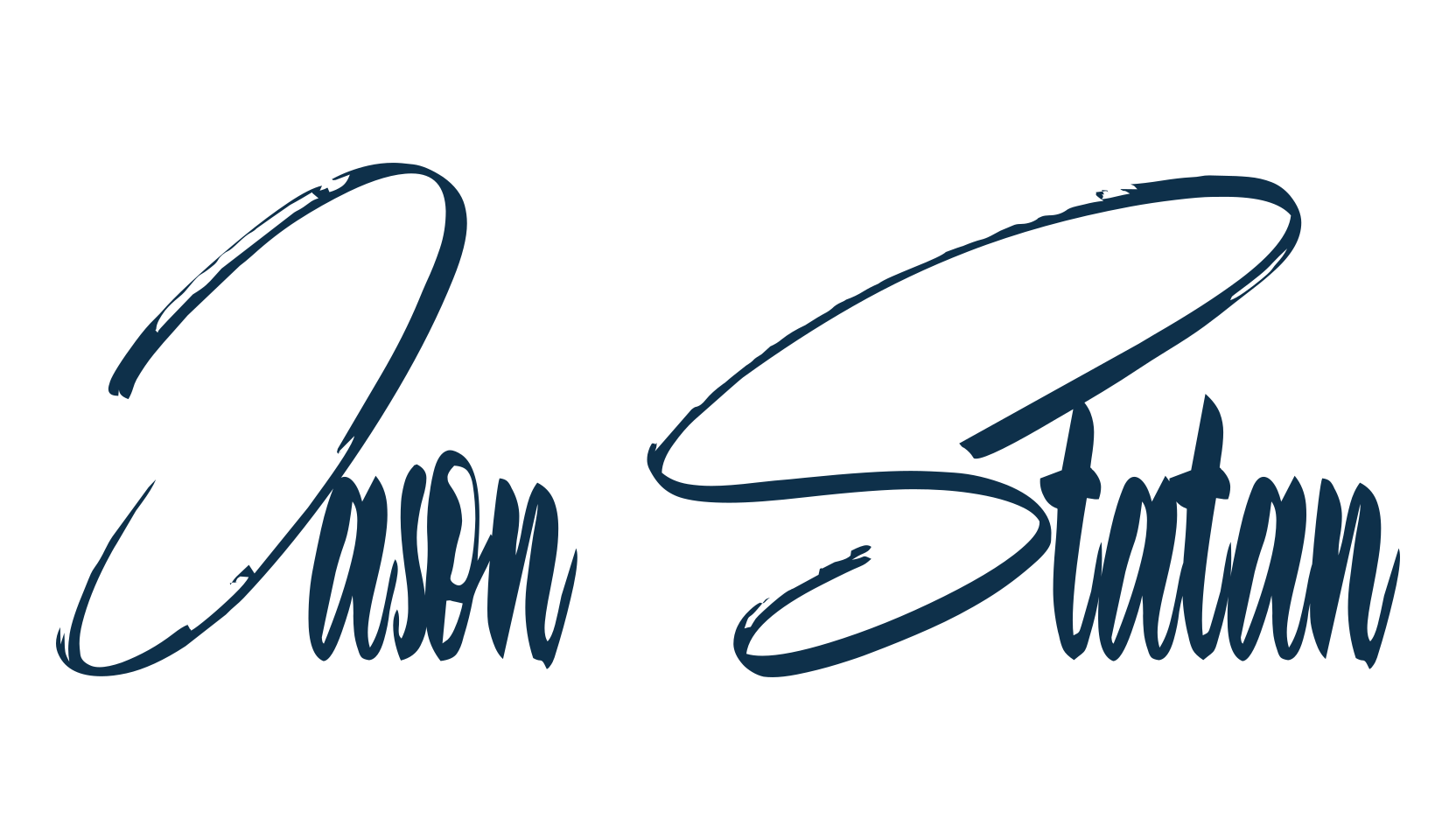 Jason Statan, script brush fancy decorative calligraphy font preview