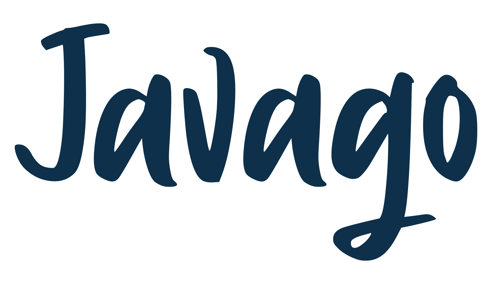 Javago, script handwritten fancy decorative calligraphy font preview