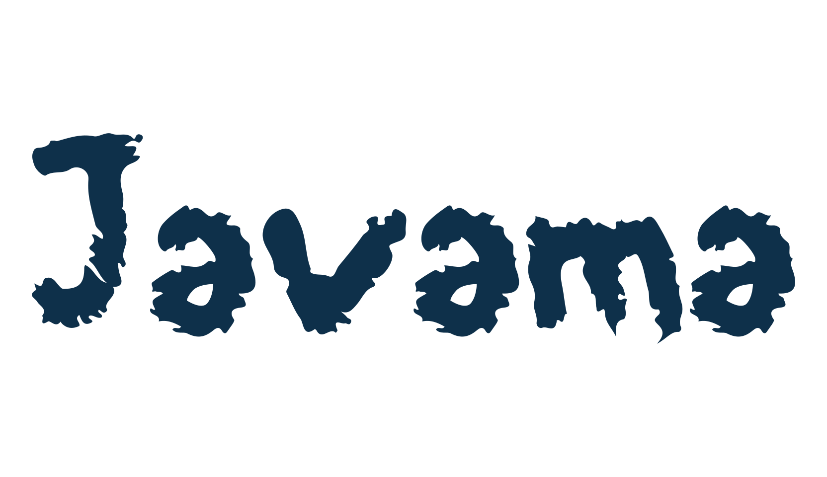 Javama, script trash fancy decorative calligraphy font preview