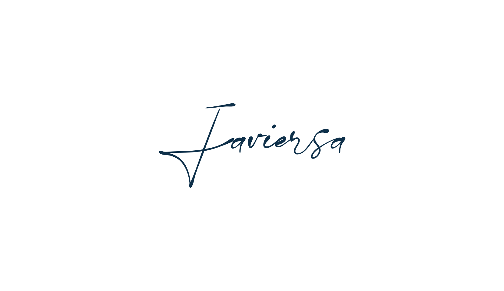 Javiersa, script handwritten fancy decorative calligraphy font preview