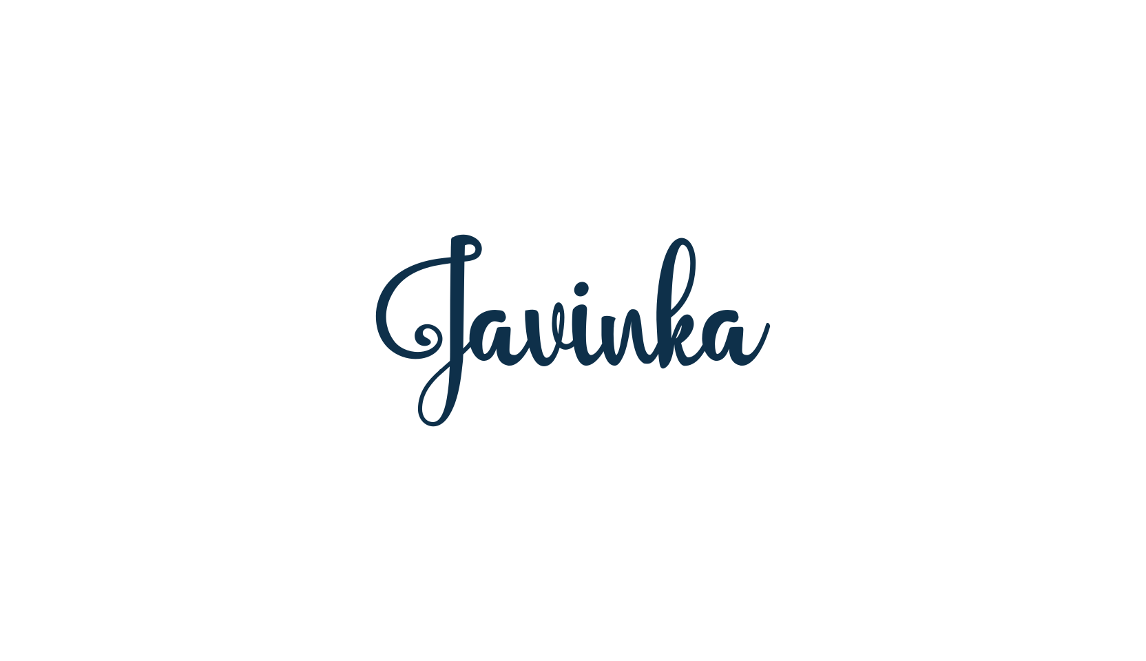 Javinka, calligraphy font preview
