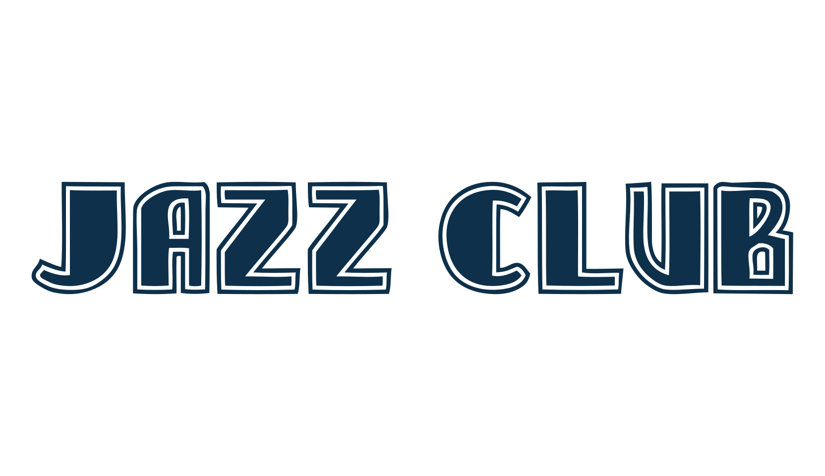 Jazz Club, retro font preview