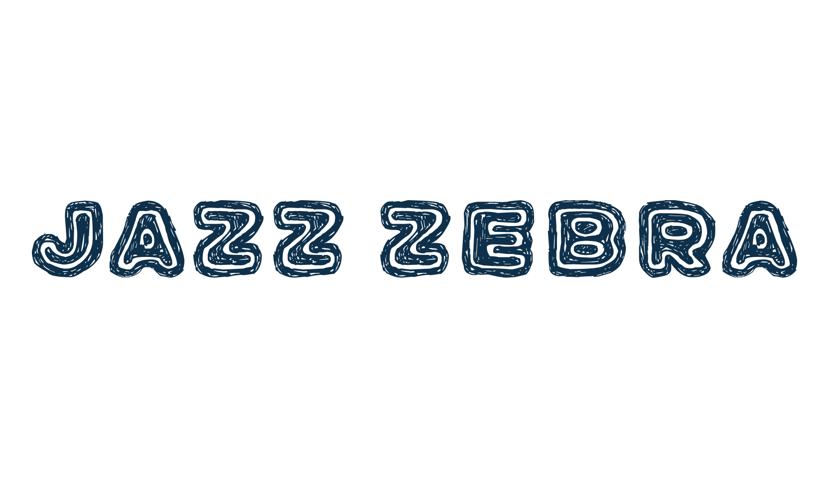 Jazz Zebra, various font preview