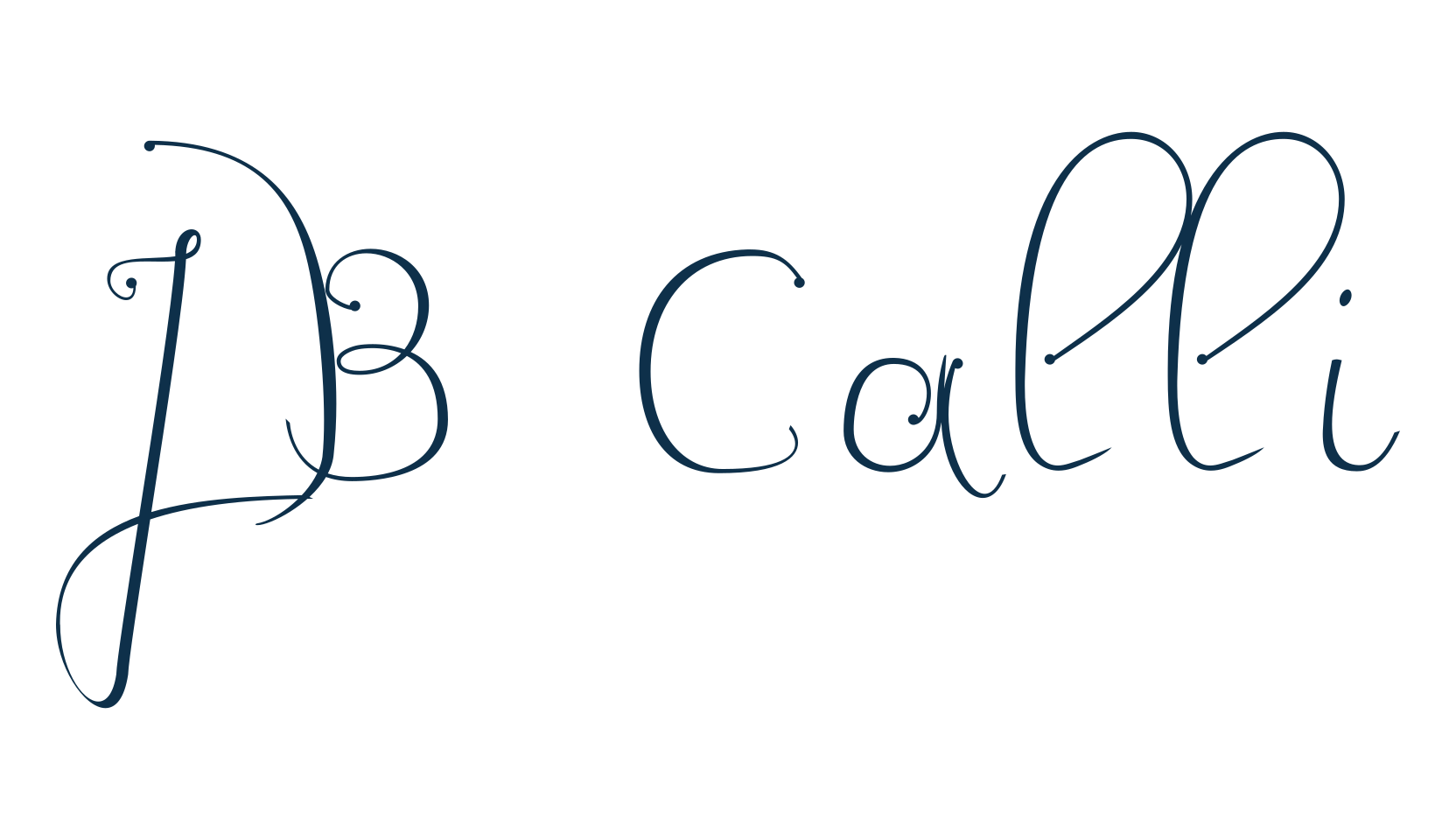 JB Calli, script calligraphy fancy decorative font preview