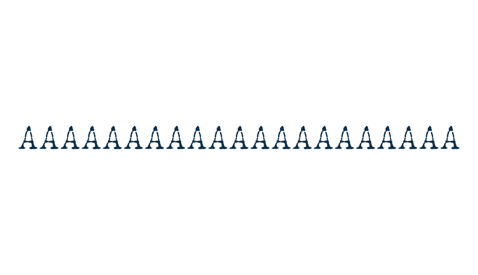 JCAguirreP - Old Type, typewriter font preview