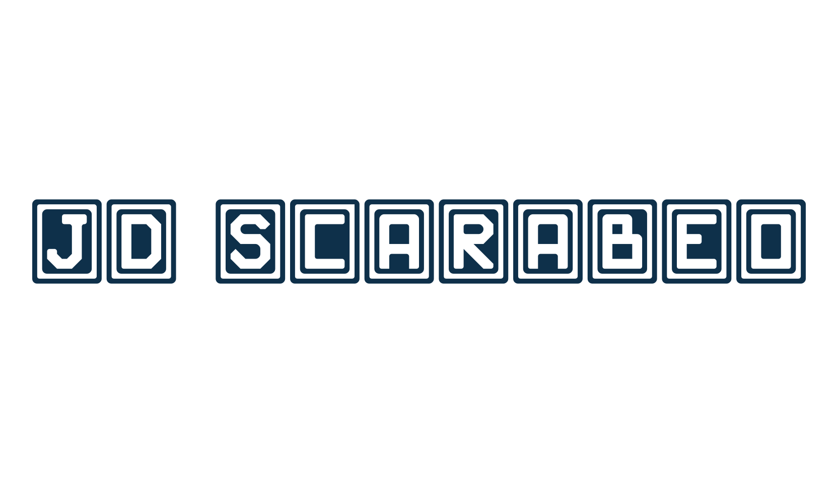 JD Scarabeo, fancy various techno sci-fi font preview