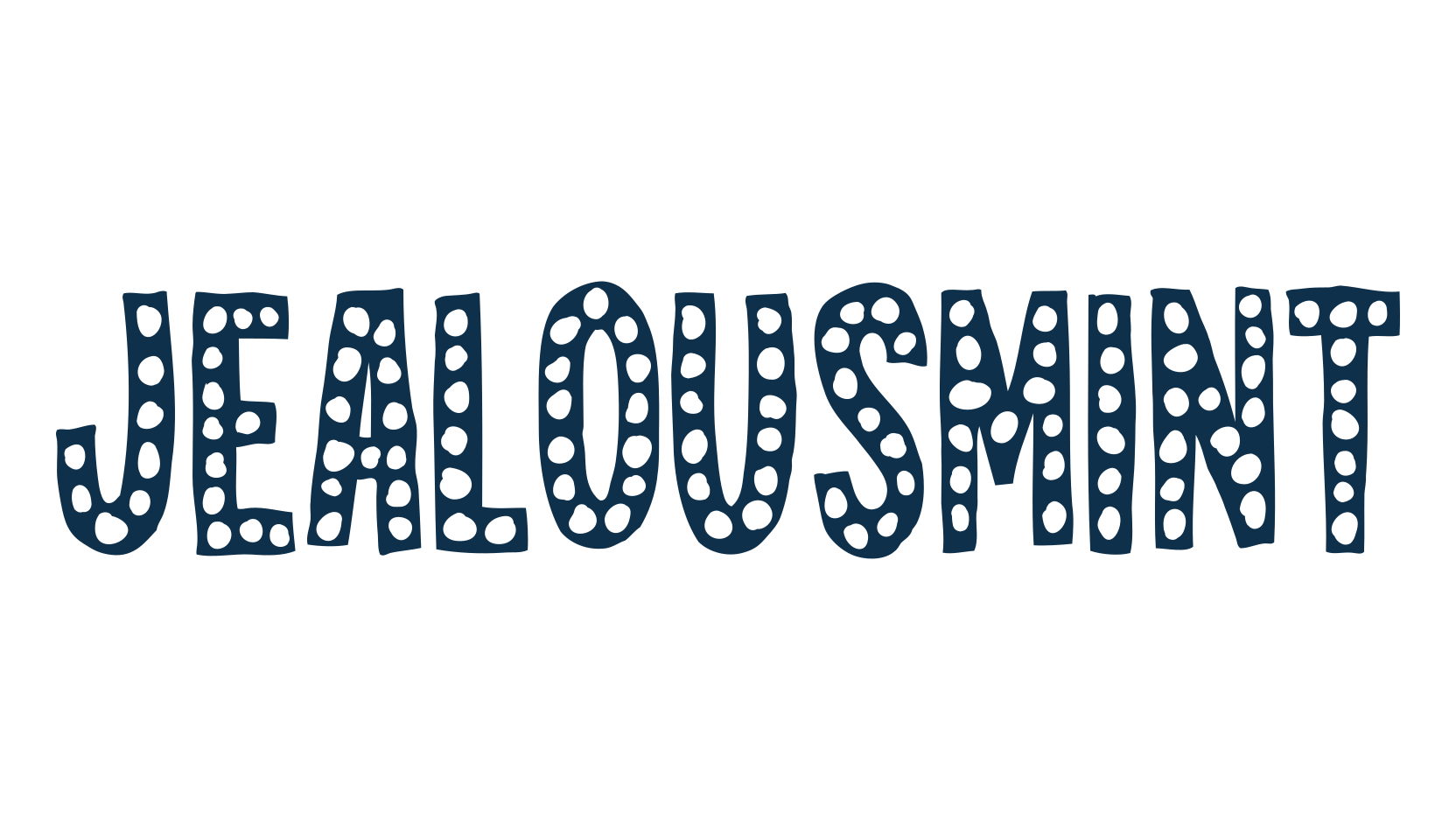 Jealousmint, fancy decorative font preview