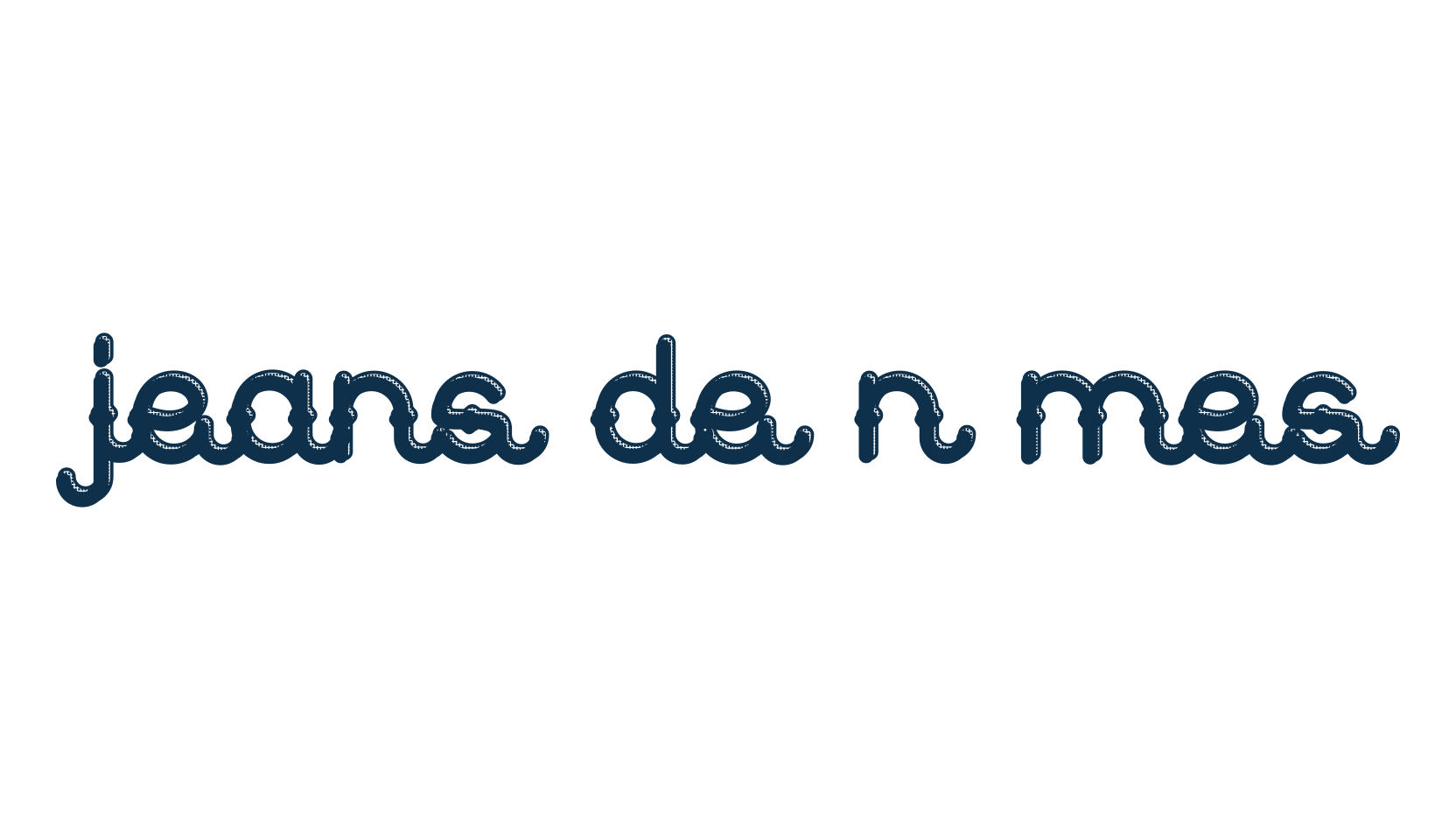 Jeans de Nîmes, fancy western decorative font preview