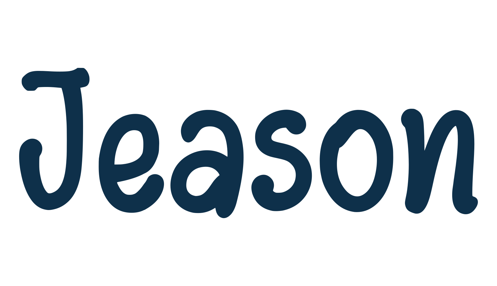 Jeason, fancy decorative font preview