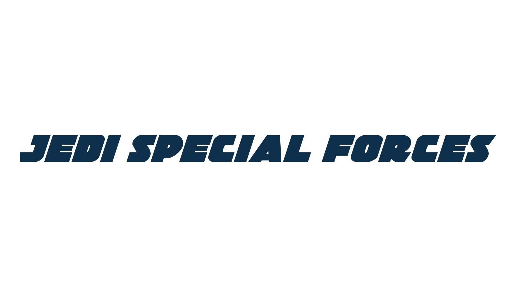 Jedi Special Forces, techno sci-fi font preview