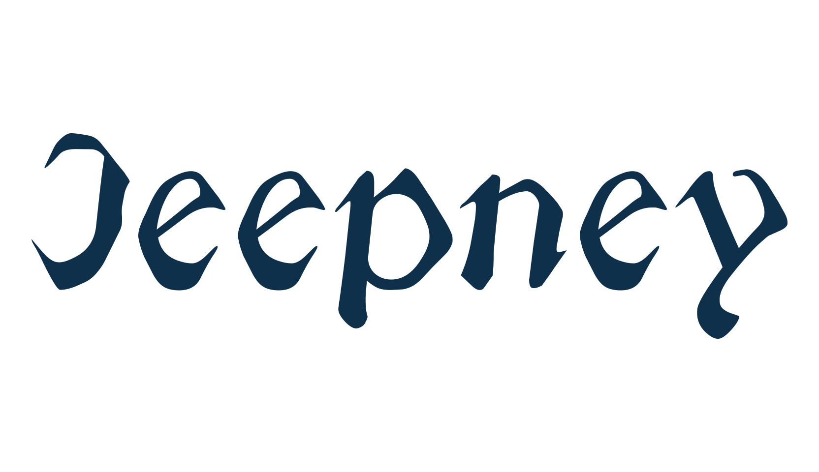 Jeepney, foreign look chinese, jpn font preview