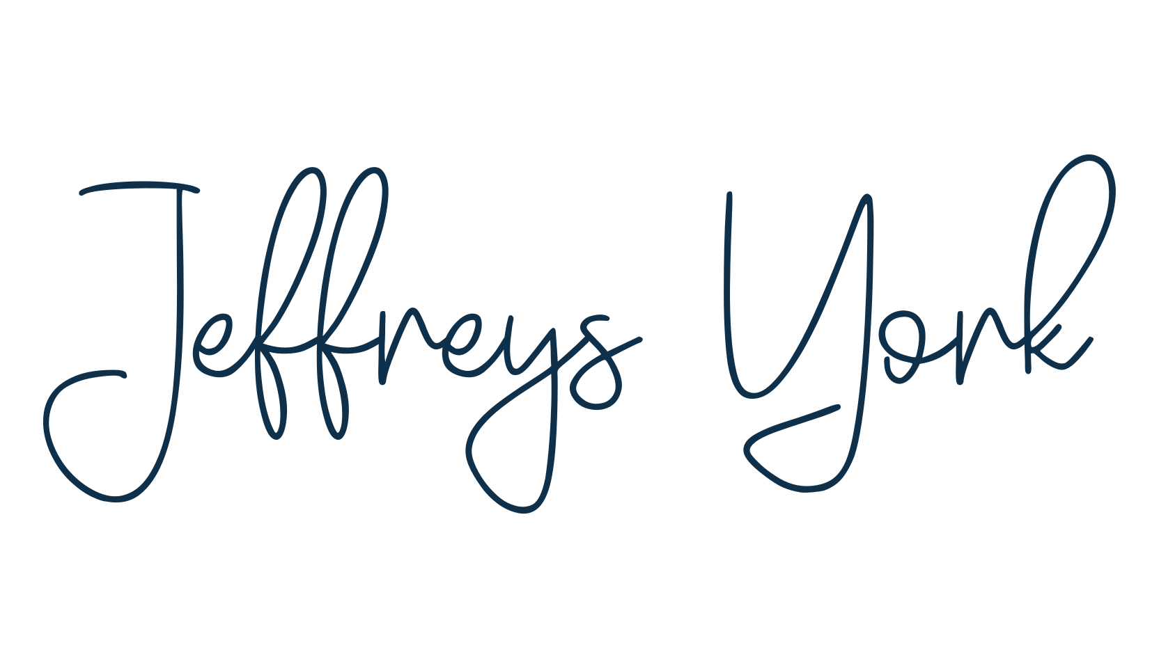 Jeffreys York, script handwritten fancy decorative calligraphy font preview
